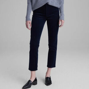 Club Monaco Straight Leg Corduroy Pant, Color Navy Blue Size 26